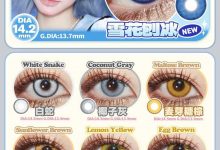 RISAKO年抛 5色新品上线-彩色隐形眼镜‌彩瞳美瞳代理批发货源