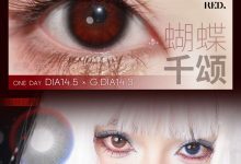 Jumicon日抛美瞳 6片装 独特血红宝石 蝴蝶千颂-彩色隐形眼镜彩瞳美瞳批发货源网